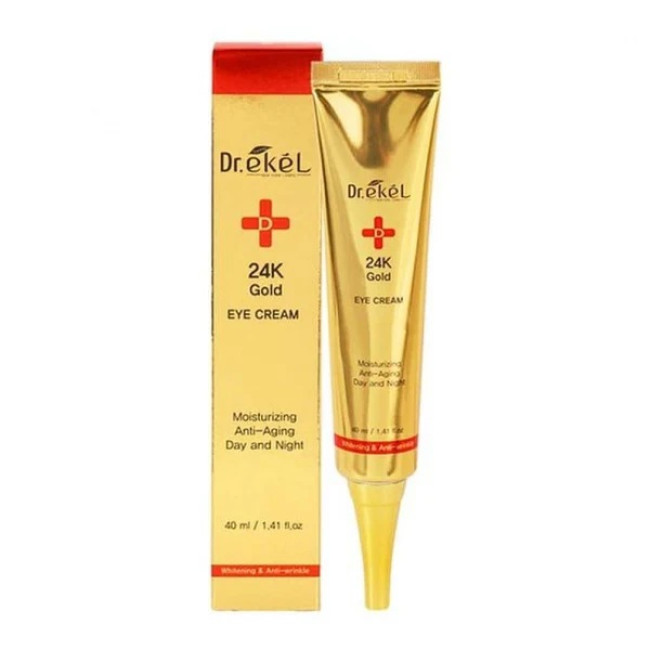 Крем для шкіри навколо очей EKEL Dr. 24K Gold Eye Cream (Tube) 40 ml, фото 1